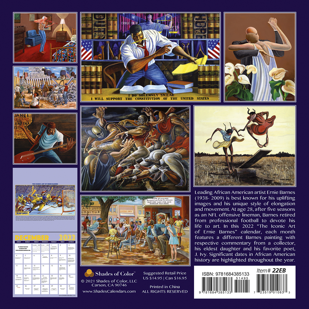 Official Ernie Barnes Calendar - アーニー・バーンズ Ernie
